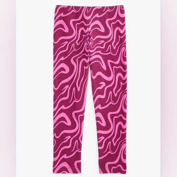 Epic Threads Pink and Purple Patterned Leggings - Picture 1 of 1